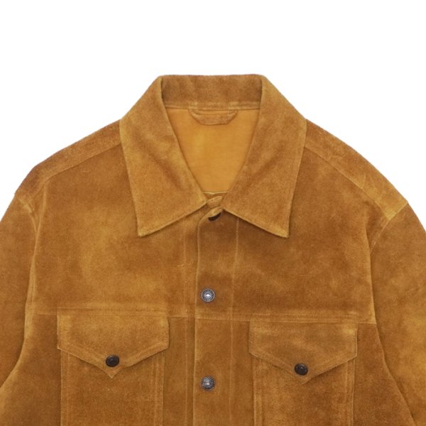 画像4: *A VONTADE（アボンタージ）Truker Jacket（トラッカージャケット）"Suede Leather" / Coyote（コヨーテ） (4)