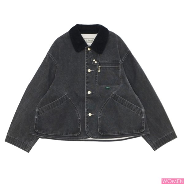 画像1: L.L.Bean Japan Edition（エルエルビーン ジャパンエディション）W's Bean's Prospect Harbor Field Coat（ウィメンズ ビーンズプロスペクトハーバーフィールドコート）"TEC DUCK" / Fade Black（フェードブラック） (1)