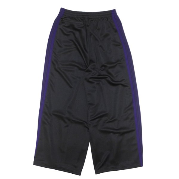 画像2: NEEDLES（ニードルズ）H.D Track Pant（ヒザデルトラックパンツ）"Poly Smooth" / Black（ブラック） (2)