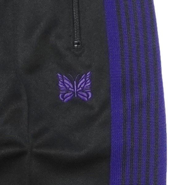 画像5: NEEDLES（ニードルズ）H.D Track Pant（ヒザデルトラックパンツ）"Poly Smooth" / Black（ブラック） (5)