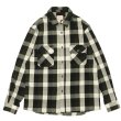 画像1: BIG MIKE（ビッグマイク）Heavy Flannel L/S Shirt （ヘビーフランネルロングスリーブシャツ）/ Off×OLive×Black（オフホワイト×オリーブ×ブラック） (1)