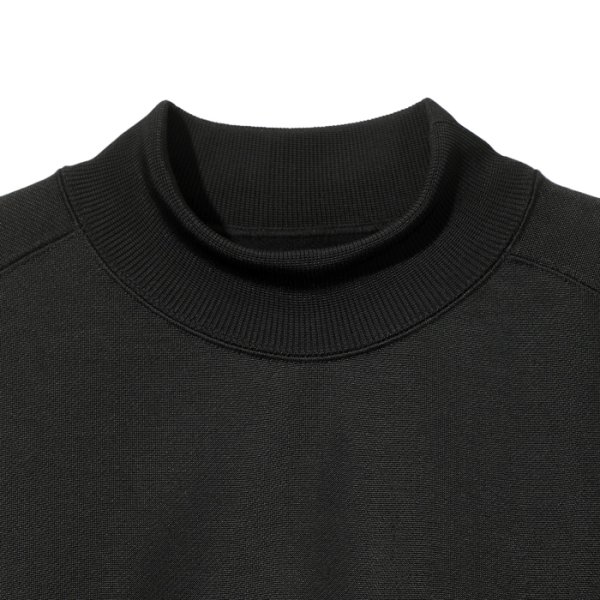 画像3: NEEDLES（ニードルズ）Moc Neck Shirt（モックネックシャツ）"Bright Jersey" / Black（ブラック） (3)
