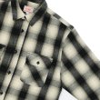 画像4: BIG MIKE（ビッグマイク）Heavy Flannel L/S Shirt （ヘビーフランネルロングスリーブシャツ）/ Black×Beige×White（ブラック×ベージュ×ホワイト） (4)