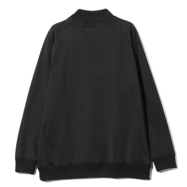 画像2: NEEDLES（ニードルズ）Moc Neck Shirt（モックネックシャツ）"Bright Jersey" / Black（ブラック） (2)