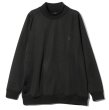 画像1: NEEDLES（ニードルズ）Moc Neck Shirt（モックネックシャツ）"Bright Jersey" / Black（ブラック） (1)