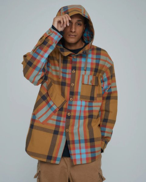 画像9: MODMNT（モドメント）HOODED SHIRT（フーデットシャツ）/ Beige（ベージュ） (9)