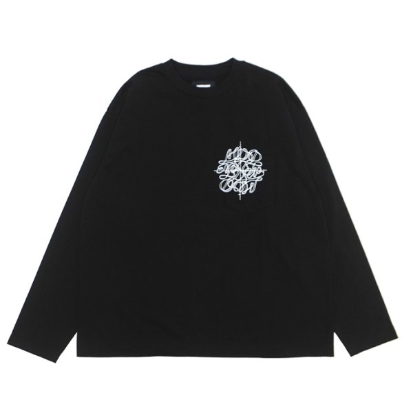 画像1: MODMNT（モドメント）BEUTIFULLY UNPREDIVTABLE L/S TEE（ビューティフリーアンプリディクタブルロングスリーブTシャツ） / Black（ブラック） (1)
