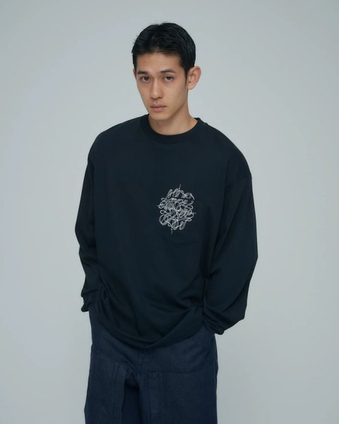 画像7: MODMNT（モドメント）BEUTIFULLY UNPREDIVTABLE L/S TEE（ビューティフリーアンプリディクタブルロングスリーブTシャツ） / Black（ブラック） (7)