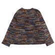 画像2: ENGINEERED GARMENTS（エンジニアードガーメンツ）Knit Cardigan（ニットカーディガン）"Wool Poly Sweater Knit" / Blue×Orange（ブルー×オレンジ） (2)