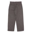 画像2: EVCON（エビコン）10.5oz 1TUCK BAGGY DENIM（10.5oz 1タックバギーデニム） / BROWN（ブラウン）【裾上げ無料】 (2)
