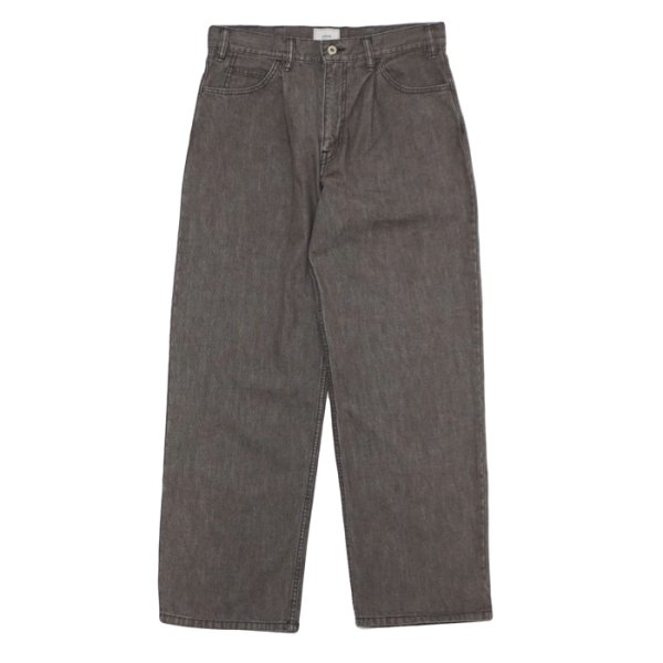 画像1: EVCON（エビコン）10.5oz 1TUCK BAGGY DENIM（10.5oz 1タックバギーデニム） / BROWN（ブラウン）【裾上げ無料】 (1)
