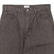 画像4: EVCON（エビコン）10.5oz 1TUCK BAGGY DENIM（10.5oz 1タックバギーデニム） / BROWN（ブラウン）【裾上げ無料】 (4)