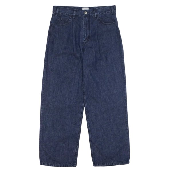 画像1: EVCON（エビコン）10.5oz 1TUCK BAGGY DENIM（10.5oz 1タックバギーデニム） / BLUE（ブルー）【裾上げ無料】 (1)