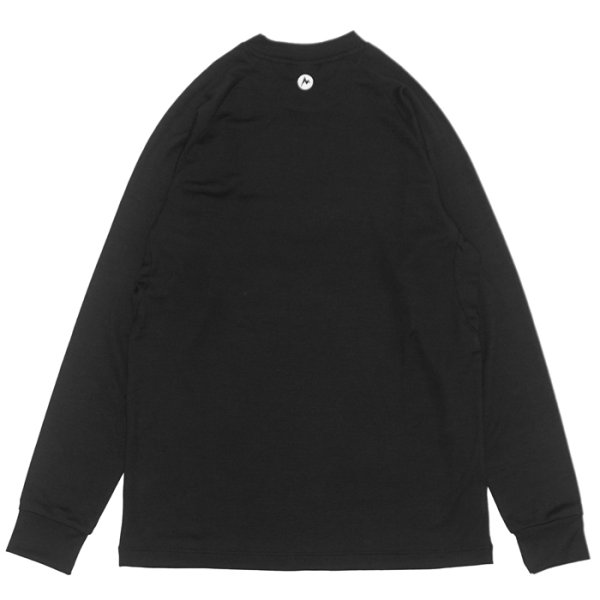 画像5: Marmot（マーモット）Marmot Merino Wool Long Tee（マーモットメリノウールロングT）/ Navy（ネイビー）・Black（ブラック） (5)