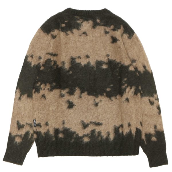 画像2: Gramicci（グラミチ）MOHAIR SPLATTER SWEATER（モヘアスプラッターセーター） / Taupe Splatter（トープスプラッター） (2)