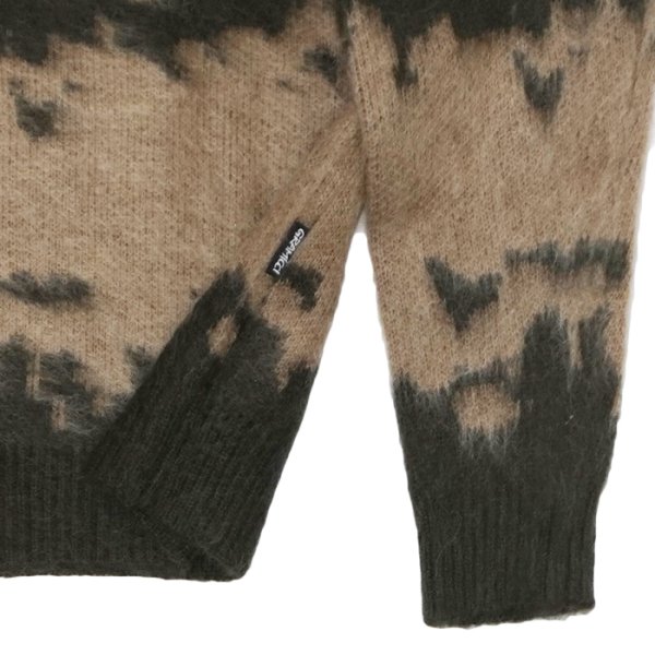 画像5: Gramicci（グラミチ）MOHAIR SPLATTER SWEATER（モヘアスプラッターセーター） / Taupe Splatter（トープスプラッター） (5)