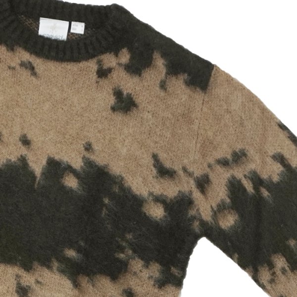 画像4: Gramicci（グラミチ）MOHAIR SPLATTER SWEATER（モヘアスプラッターセーター） / Taupe Splatter（トープスプラッター） (4)