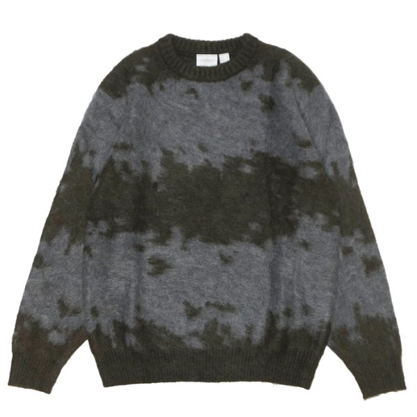 画像1: Gramicci（グラミチ）MOHAIR SPLATTER SWEATER（モヘアスプラッターセーター） / Slate Splatter（スレートプラッター） (1)