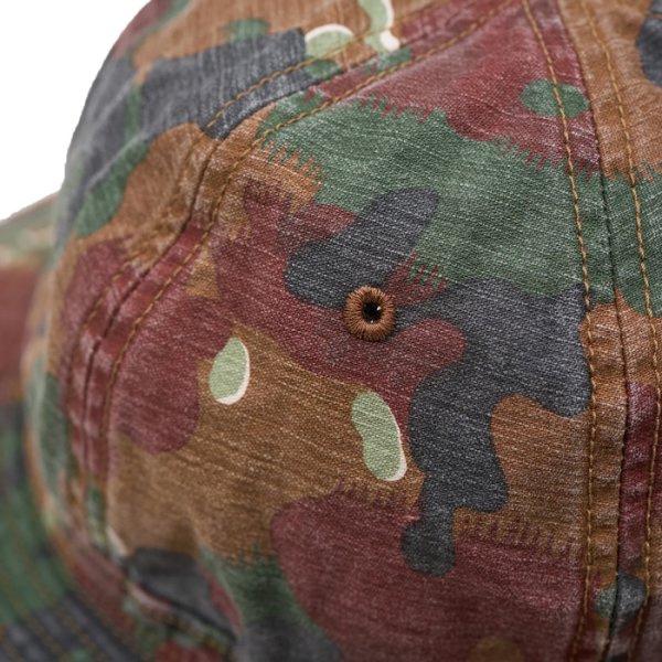 画像3: Nigel Cabourn（ナイジェル・ケーボン）40s MILITARY HAT（40s ミリタリーハット）"FADE CAMO" / Red（レッド） (3)