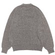 画像2: alvana（アルヴァナ）WOOL WASHI CREWNECK KNIT（ウール和紙クルーネックニット） / Top Khaki（トップカーキ） (2)