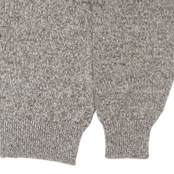 画像5: alvana（アルヴァナ）WOOL WASHI CREWNECK KNIT（ウール和紙クルーネックニット） / Top Khaki（トップカーキ） (5)