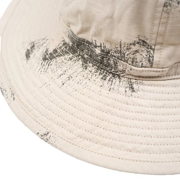 画像2: Nigel Cabourn（ナイジェル・ケーボン）40s MILITARY HAT（40s ミリタリーハット）"FADE CAMO" / Ivory（アイボリー） (2)