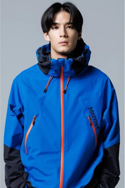 画像5: Marmot（マーモット）GTX Frey Jacket（ゴアテックスフレイジャケット）"GORE-TEX Preformance Fabric" / Blue×Black（ブルー×ブラック） (5)