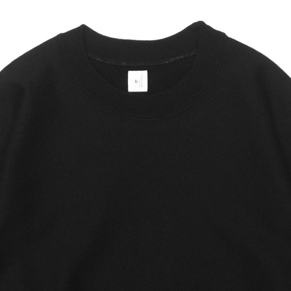 画像3: blurhms ROOTSTOCK（ブラームスルーツストック）Soft&Hard Sweat Crew Neck Pullover（ソフト&ハードスウェットクルーネックプルオーバー）/ Black（ブラック） (3)