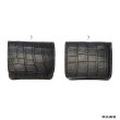 画像10: WILD SWANS（ワイルドスワンズ）CASA（カーサ）コンパクトウォレット/ブラック"クロコダイル"×キャメル"ブッテーロ" (10)