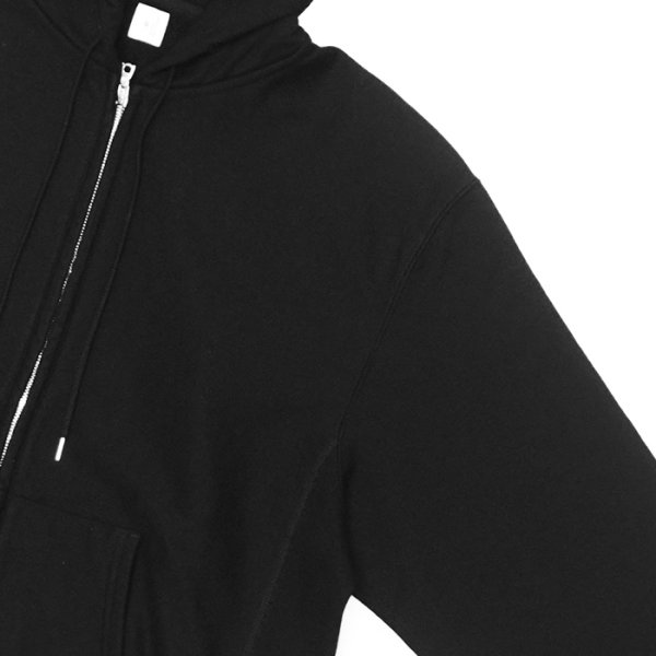 画像4: blurhms ROOTSTOCK（ブラームスルーツストック）Soft&Hard Sweat Hoodie Zip（ソフト&ハードスウェットフーディジップ）/ Black（ブラック） (4)