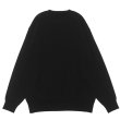画像2: Yonetomi NEW BASIC（ヨネトミニューベーシック）RIGID CASHMERE SWEATER PULLOVER（リジットカシミアセータープルオーバー）/ Black（ブラック） (2)