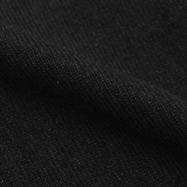 画像5: Yonetomi NEW BASIC（ヨネトミニューベーシック）RIGID CASHMERE SWEATER PULLOVER（リジットカシミアセータープルオーバー）/ Black（ブラック） (5)