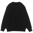 画像1: Yonetomi NEW BASIC（ヨネトミニューベーシック）RIGID CASHMERE SWEATER PULLOVER（リジットカシミアセータープルオーバー）/ Black（ブラック） (1)