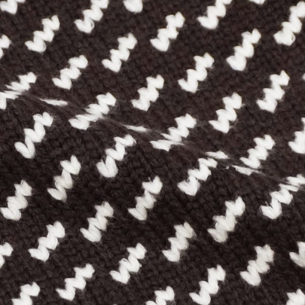 画像6: L.L.Bean Japan Edition（エルエルビーン ジャパンエディション）Men's Wayne Sweater Bard's-Eye（メンズ ウェインセーターバーズアイ） / Brown×Natural（ブラウン×ナチュラル） (6)