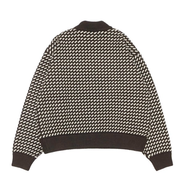 画像2: L.L.Bean Japan Edition（エルエルビーン ジャパンエディション）W's Wayne Sweater Bard's-Eye（ウィメンズ ウェインセーターバーズアイ） / Brown×Natural（ブラウン×ナチュラル） (2)