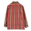 画像2: Nigel Cabourn（ナイジェル・ケーボン）FIELD SHIRT（フィールドシャツ）"HEAVY NEL REVERSIBLE" / Red（レッド） (2)