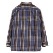 画像2: Nigel Cabourn（ナイジェル・ケーボン）FIELD SHIRT（フィールドシャツ）"HEAVY NEL REVERSIBLE" / Blue（ブルー） (2)