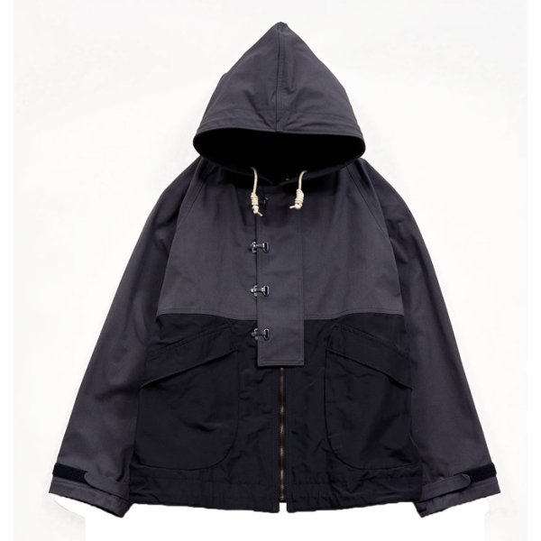 画像1: Nigel Cabourn（ナイジェル・ケーボン）DECK JACKET HALFTEX MODIFY（デッキジャケット - ハーフテックス モディファイ） / Dark Navy（ダークネイビー） (1)