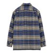画像4: Nigel Cabourn（ナイジェル・ケーボン）FIELD SHIRT（フィールドシャツ）"HEAVY NEL REVERSIBLE" / Blue（ブルー） (4)