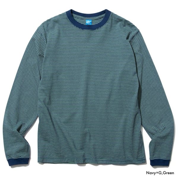 画像4: Good On（グッドオン）Long Sleeve Mini Stripe Tee（ロングスリーブミニストライプTシャツ） / 4colors（全4色展開） (4)