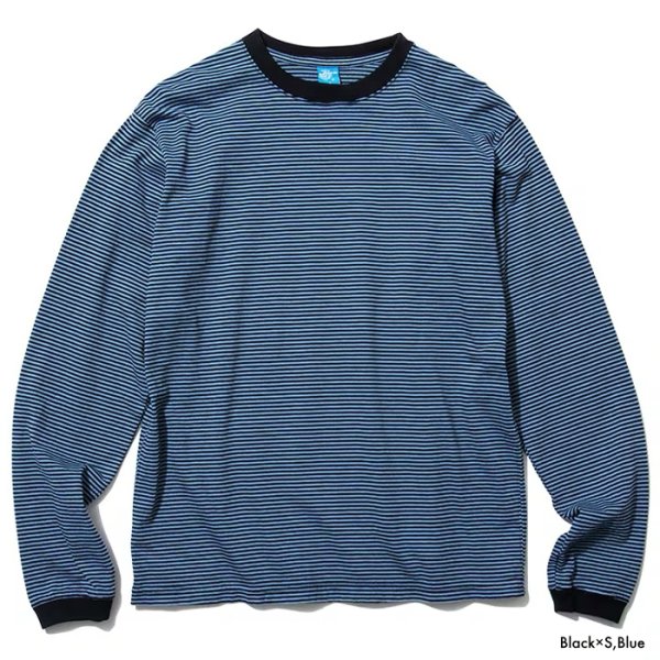 画像3: Good On（グッドオン）Long Sleeve Mini Stripe Tee（ロングスリーブミニストライプTシャツ） / 4colors（全4色展開） (3)