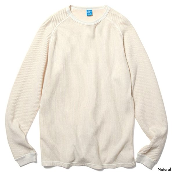 画像2: Good On（グッドオン）Long Sleeve Knit （ロングスリーブニット）"Rib Knit Pigment Dye" / 4Colors（全4色展開） (2)