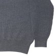 画像5: Yonetomi NEW BASIC（ヨネトミニューベーシック）EX Fine Wool Rib Knit Pull Over（エクストラファインウールニットプルオーバー）/ Gray（グレー） (5)