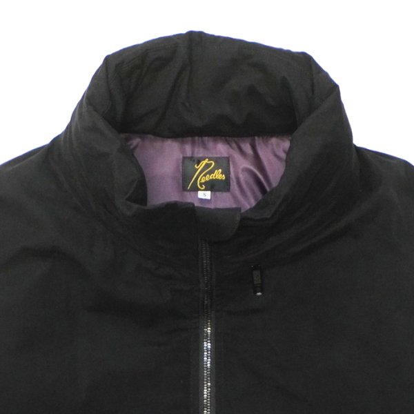 画像4: NEEDLES（ニードルズ）Hooded Down Sur Coat（フーデットダウンサーコート）"Wax High Density" / Black（ブラック） (4)