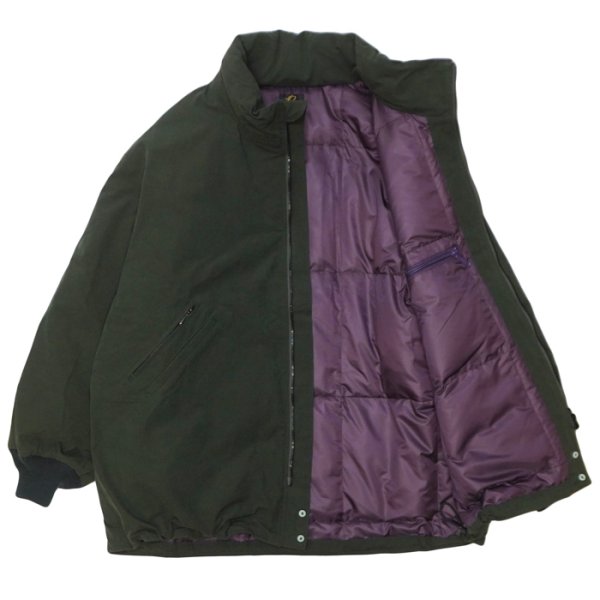 画像3: NEEDLES（ニードルズ）Hooded Down Sur Coat（フーデットダウンサーコート）"Wax High Density" / Green（グリーン） (3)