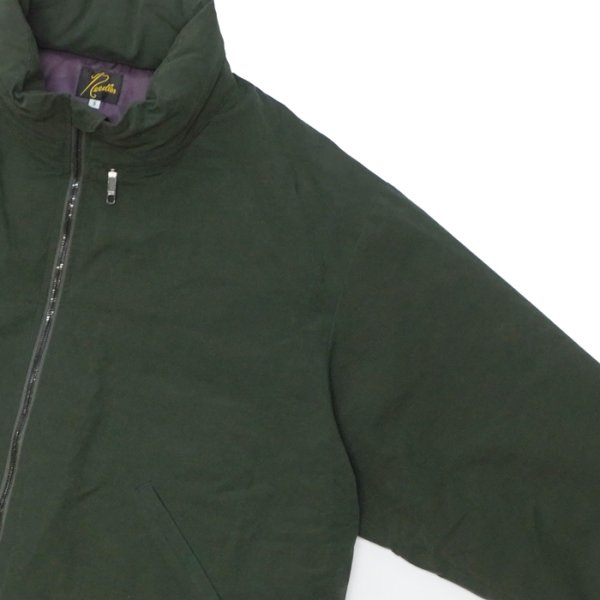 画像5: NEEDLES（ニードルズ）Hooded Down Sur Coat（フーデットダウンサーコート）"Wax High Density" / Green（グリーン） (5)