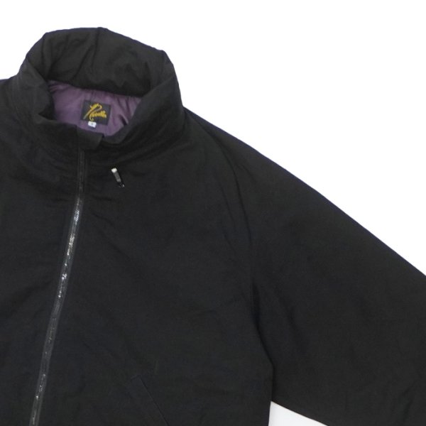 画像5: NEEDLES（ニードルズ）Hooded Down Sur Coat（フーデットダウンサーコート）"Wax High Density" / Black（ブラック） (5)