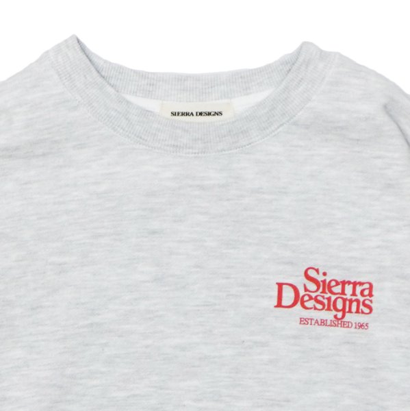 画像3: SIERRA DESIGNS（シエラデザインズ）AMERICAN CAMPING STYLE SWEAT（アメリカンキャンピングスタイルスウェット） / Ash Grey（アッシュグレー） (3)