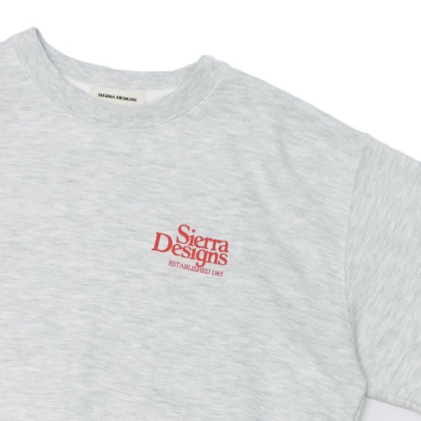 画像4: SIERRA DESIGNS（シエラデザインズ）AMERICAN CAMPING STYLE SWEAT（アメリカンキャンピングスタイルスウェット） / Ash Grey（アッシュグレー） (4)