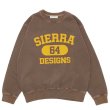 画像1: SIERRA DESIGNS（シエラデザインズ）SIERRA 64 SWEAT（シエラ64スウェット） / Brown×Mustard（ブラウン×マスタード） (1)